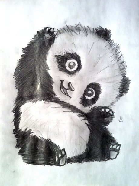 Baby Panda Sketches Can Be Cute Too 9gag