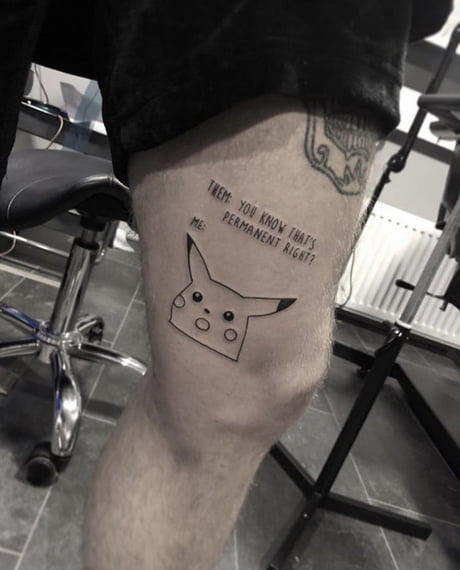 The Best Tattoo Cover-Up Idea Ever Turns Pikachu Into Pikasso | Bored Panda