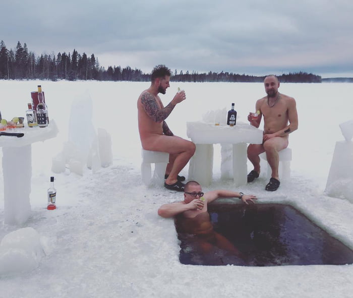Small sausage party in Finland