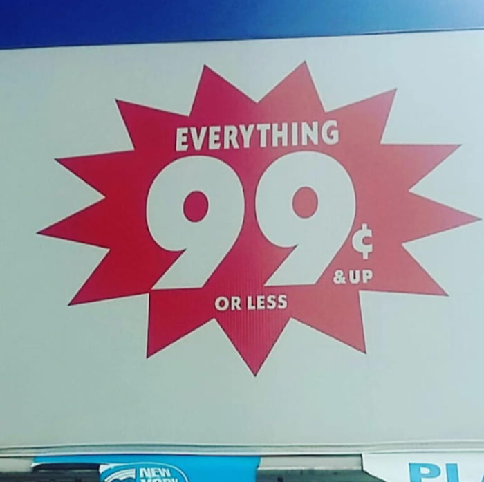 So basically every price