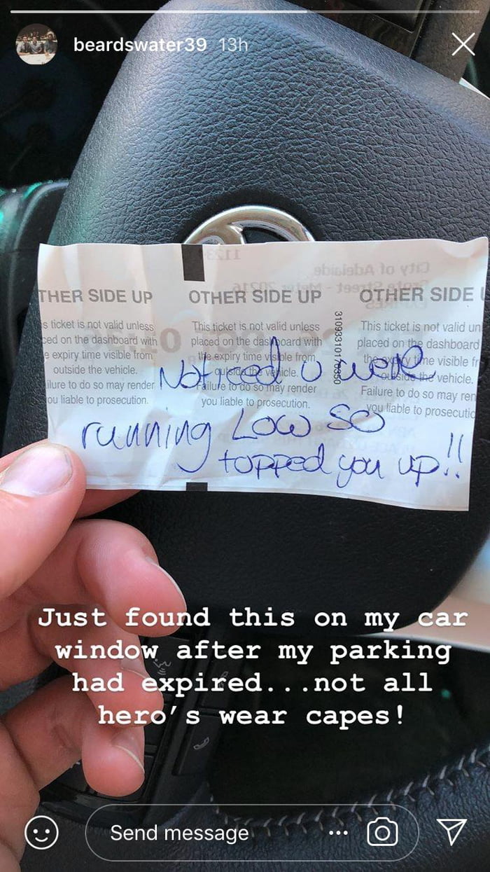 This persons $1 could have saved this man from a hefty fine