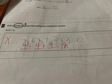 Son’s math test