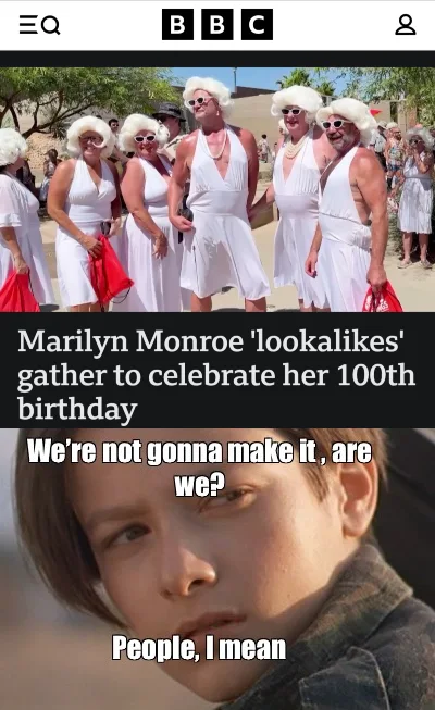 Not like that we won't