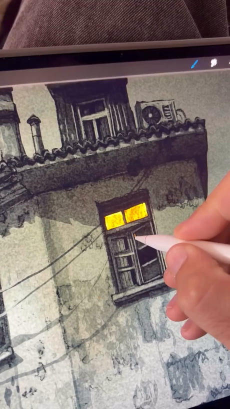 Adding some light to this drawing, so satisfying