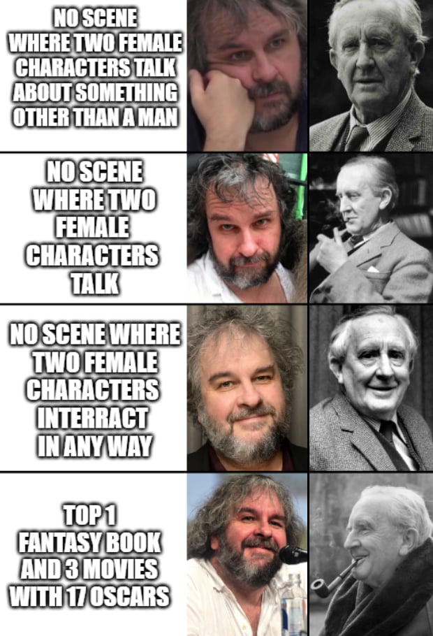 Bechdel test meme - 9GAG