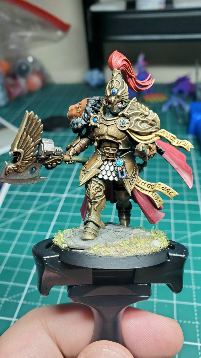 Finished my Trajann Valoris kitbash - 9GAG