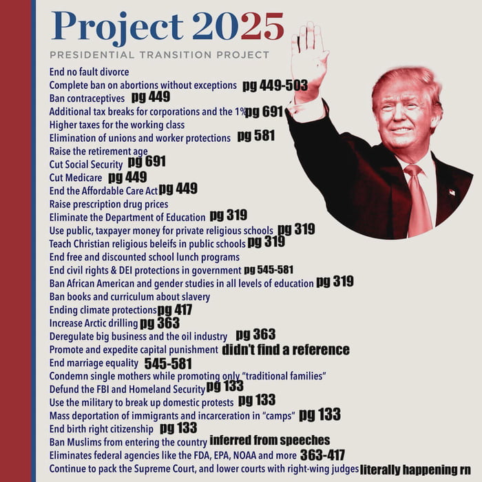 This is project 2025 , and unless the people vote? This is america's