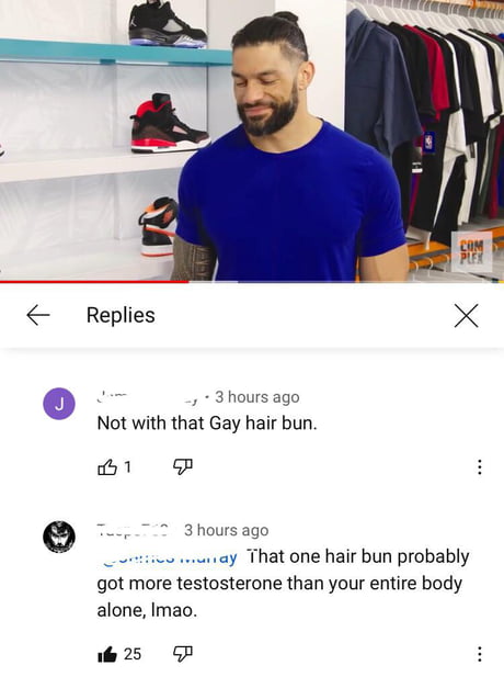 roman reigns sneaker shopping