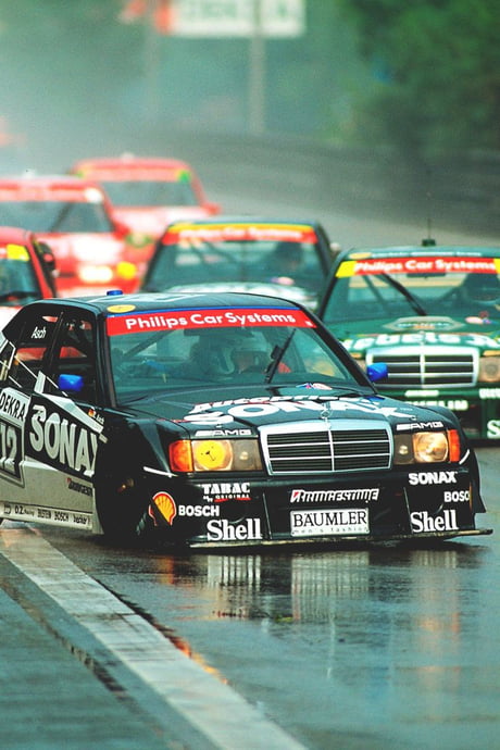 1991 DTM race at Donnington Park German touring car race featuring Audi V8  touring car victory Stock Photo - Alamy