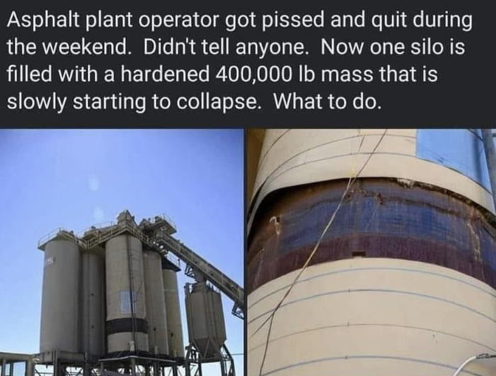 RIP to that silo - 9GAG