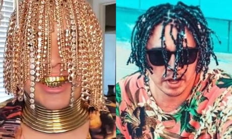 Rapper Dan Sur has gold chains surgically IMPLANTED in his scalp as extreme  bling look explodes online  The Sun