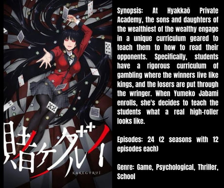 Kakegurui - Recommendations 