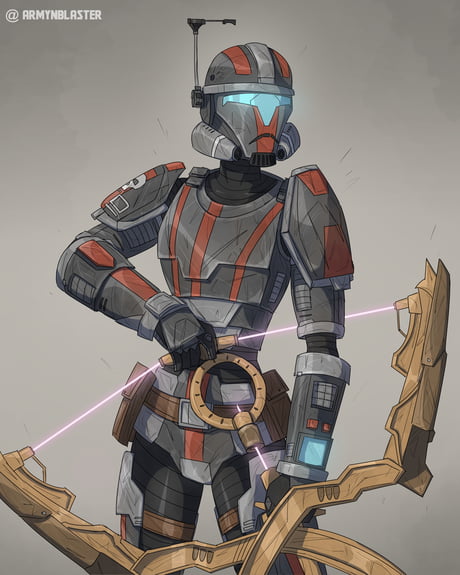 Another concept art of a grown up Omega in full armour 9GAG