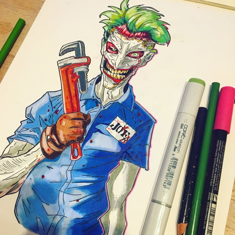 Newest For Pencil Joker Half Face Drawing  Sarah Sidney Blogs HD wallpaper   Pxfuel