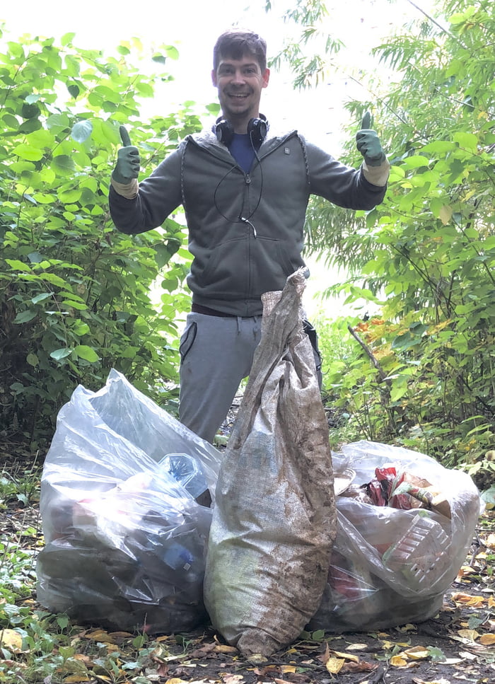 Today I collected 30kg of garbage total is 1850kg. Since last news it