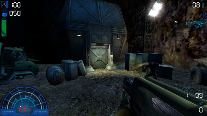 Playing some Aliens versus Predator 2 (2001)