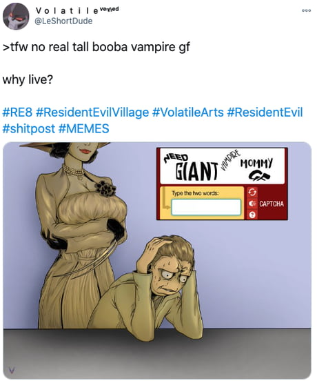 Featured image of post Resident Evil Village Meme Anime - Resident evil village will be a sequel to its predecessor biohazard, and it appears that it will be heavily influenced by the beloved resident evil 4.