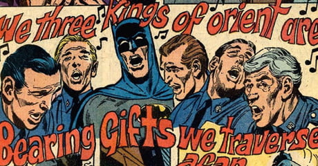 Batman Goes Caroling With the Cops! 