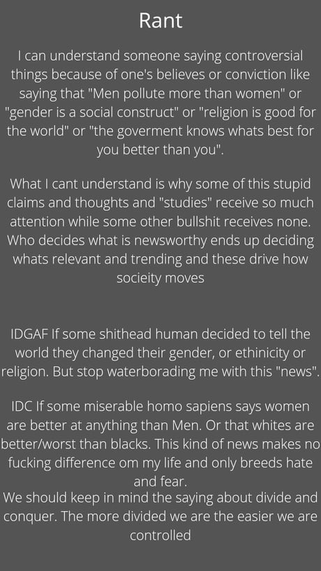 Best 30 Rant Fun On 9gag