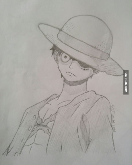 Just Finished Drawing Luffy From One Piece 9gag