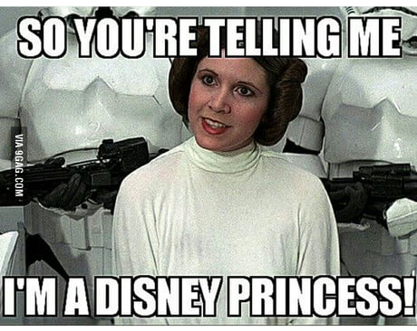 disney princess meme leia
