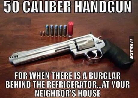 50 Cal Handgun 9gag