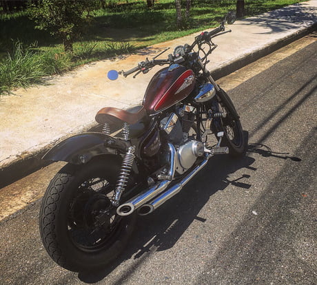 My First Bobber Build With A Yamaha Virago 250 Is Finally Done 9gag