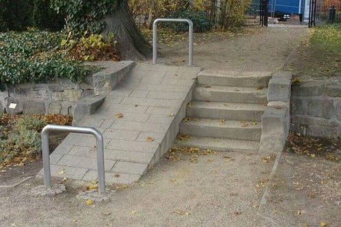 This keeps things interesting for anyone in a wheelchair