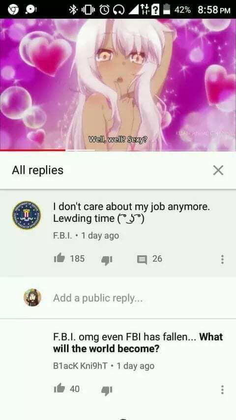 Anything but FBI