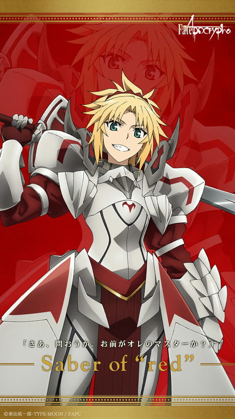 Fate Apocrypha Class Saber Mordred Pendragon 9gag