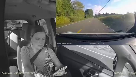 It's Wednesday my dude, Reckless driving almost cost her the life she literally had her eyes glued on the phone while driving damnit