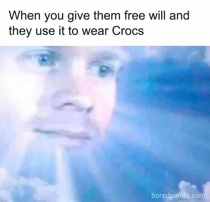 What would you do if you caught your child using crocs?