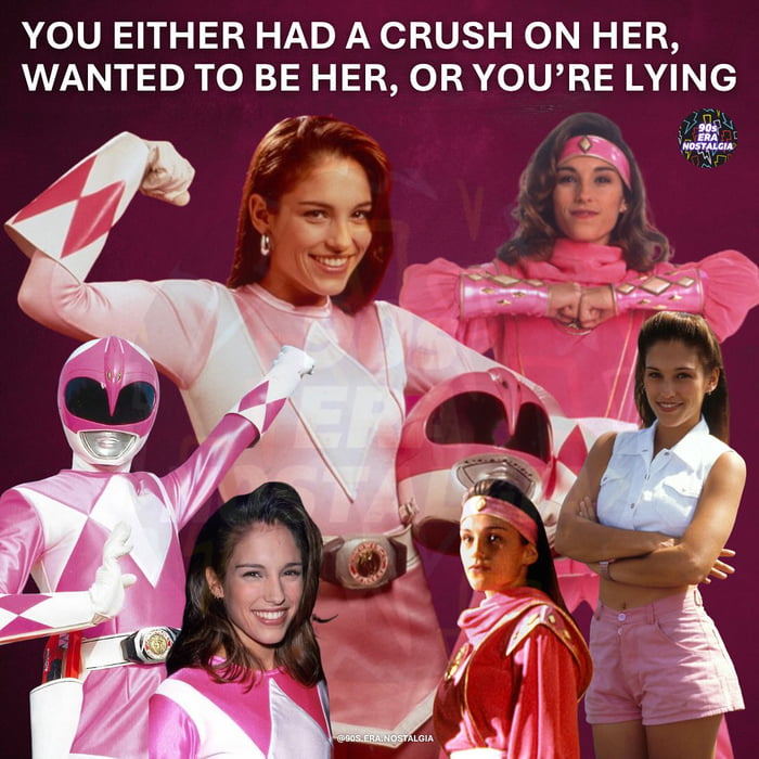 The pink ranger was everyone's childhood crush - 9GAG