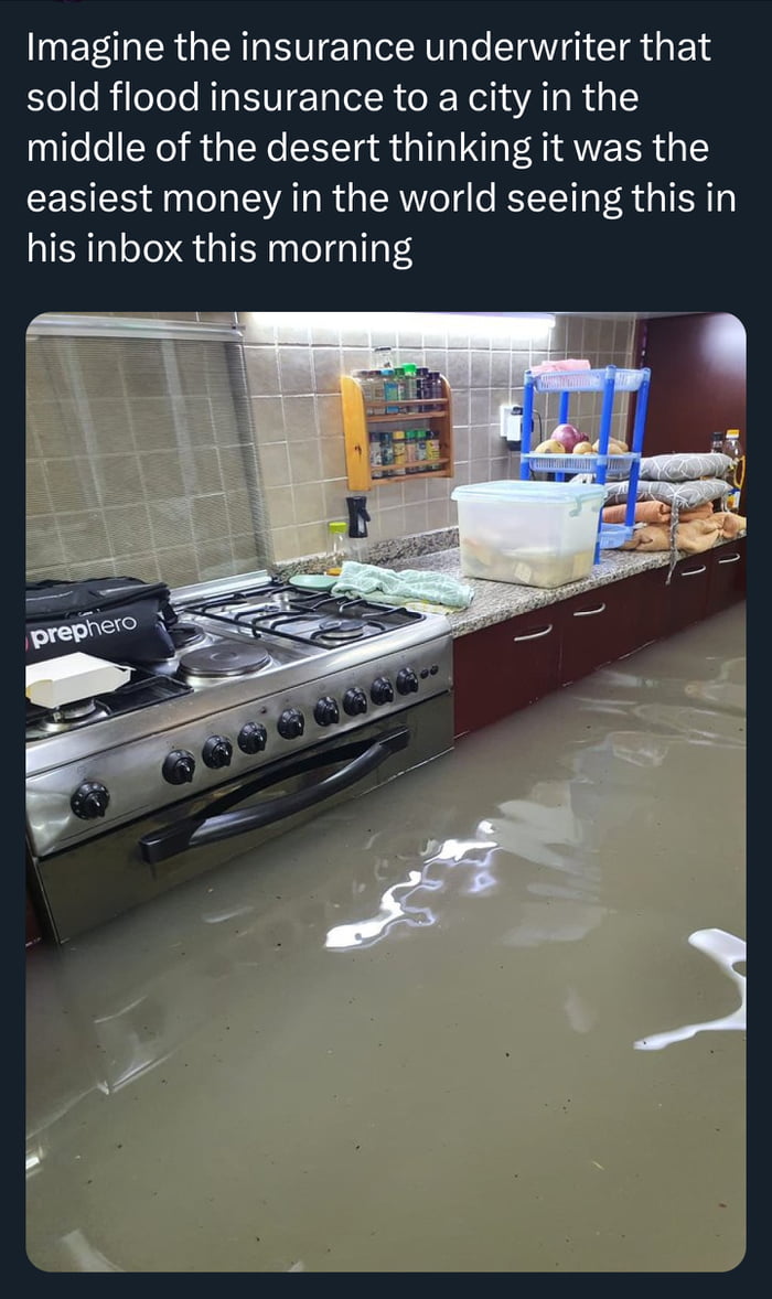 Flood insurance guy went bankrupt