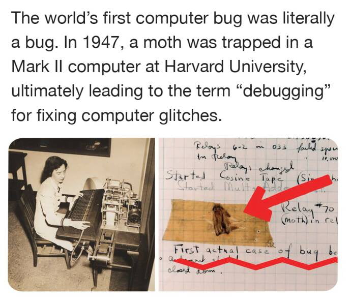 First Computer bug - 9GAG