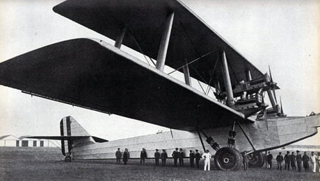 Caprini ca 90 1929 the biggest bomber of is age, the first plane with 10 tons of payload