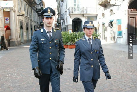 Good Guy Giorgio Armani, designed uniforms for Italian police - 9GAG