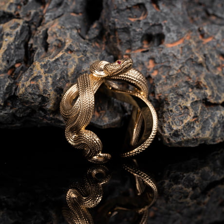 ruby eyes for the golden snake ring - 9GAG