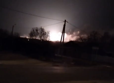 First strike on russean terrain: Ukrainian Tochka U devastates military facilities near Belgorod. All will be Ukraine!