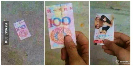 Genius marketing . Chinese hooker card! - 9GAG