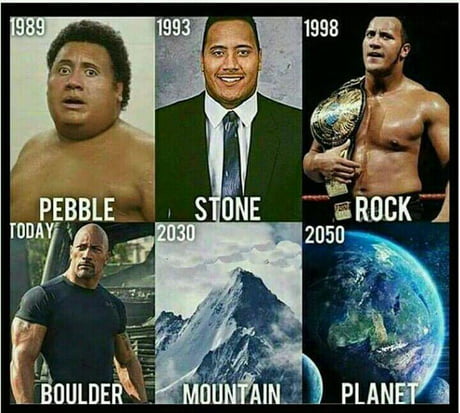 Evolution of Dwayne Johnson, Dwayne The Rock Johnson