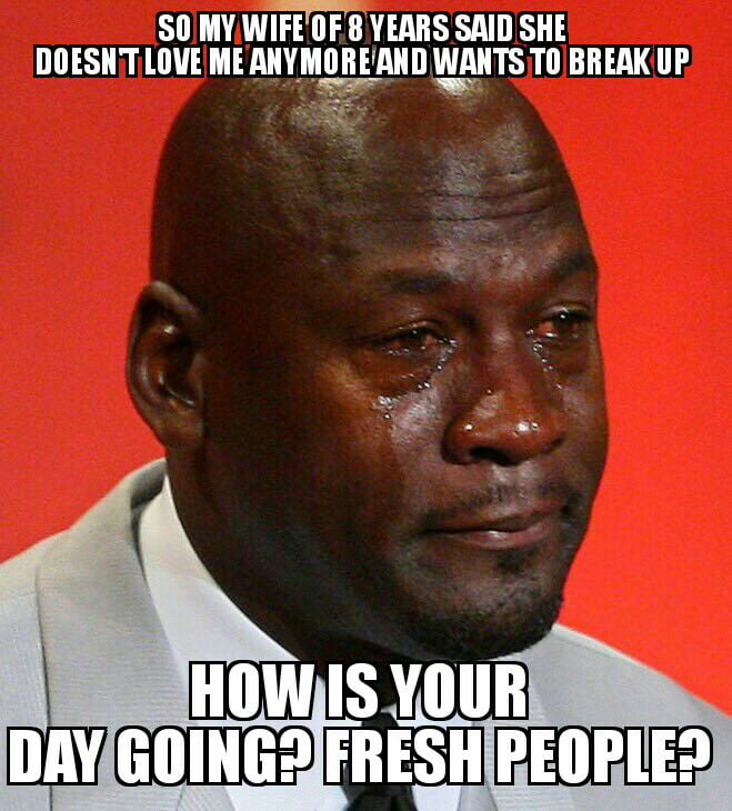 *fake laugh. hiding real pain* 9GAG