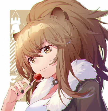 Premium AI Image | Cute embarrassed anime girl with two ponytails holding  her finger to her mouth generated ai
