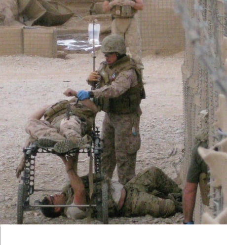 Soldiers Remove Live Rpg From Leg 9gag