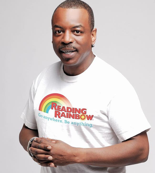 Mr. LeVar Burton deserves to be mentioned alongside Mr. Rogers, Bob Ross, Steve Irwin, etc. for