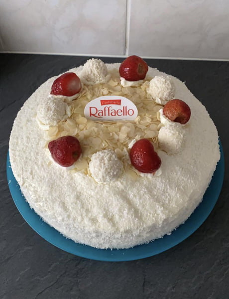 RAFFAELLO CAKE ROLL (NO BAKE) #raffaello #cake #chocolate #cakeroll #c... |  TikTok