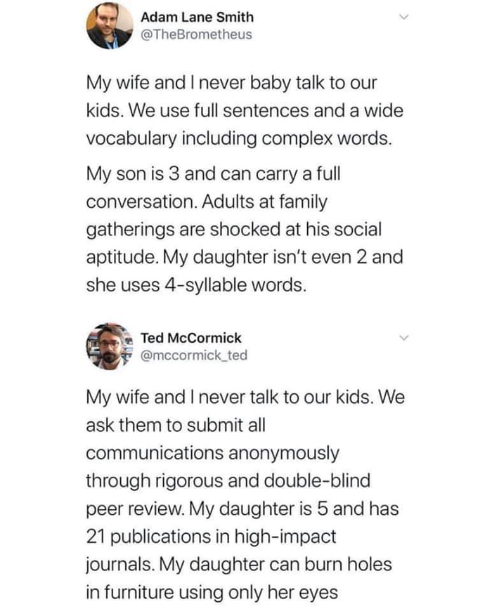 Competing parents