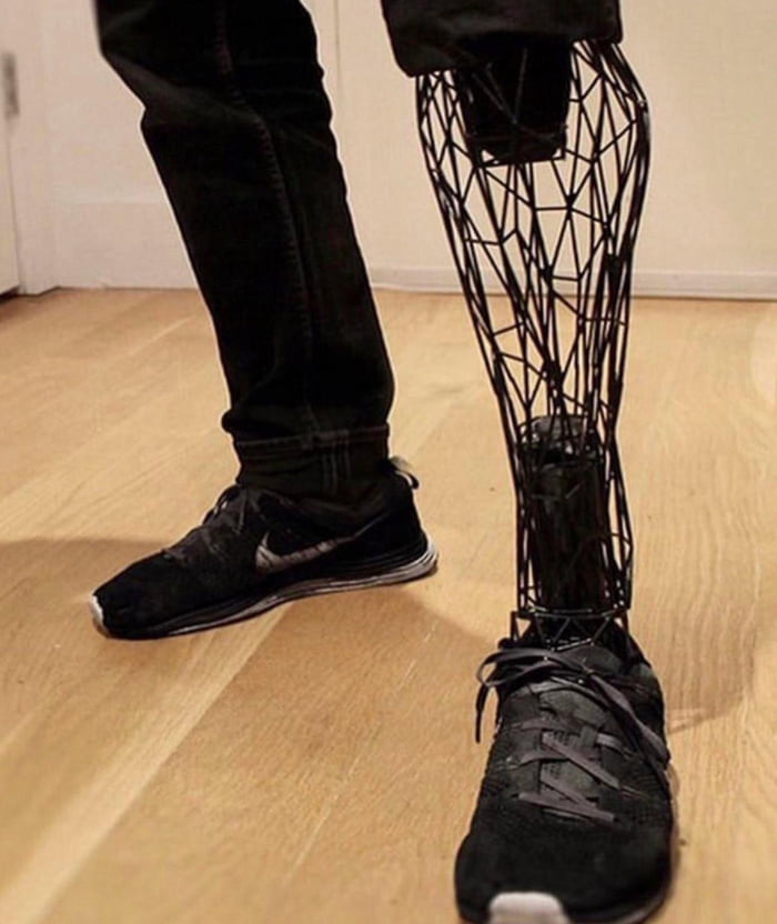 This prosthetic leg made from titanium - 9GAG