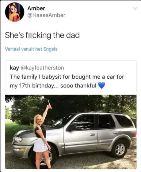 And she threatened to tell the wife.