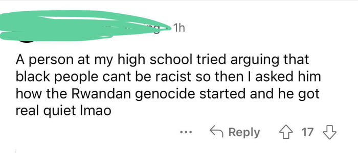 Talk about being in the wrong.